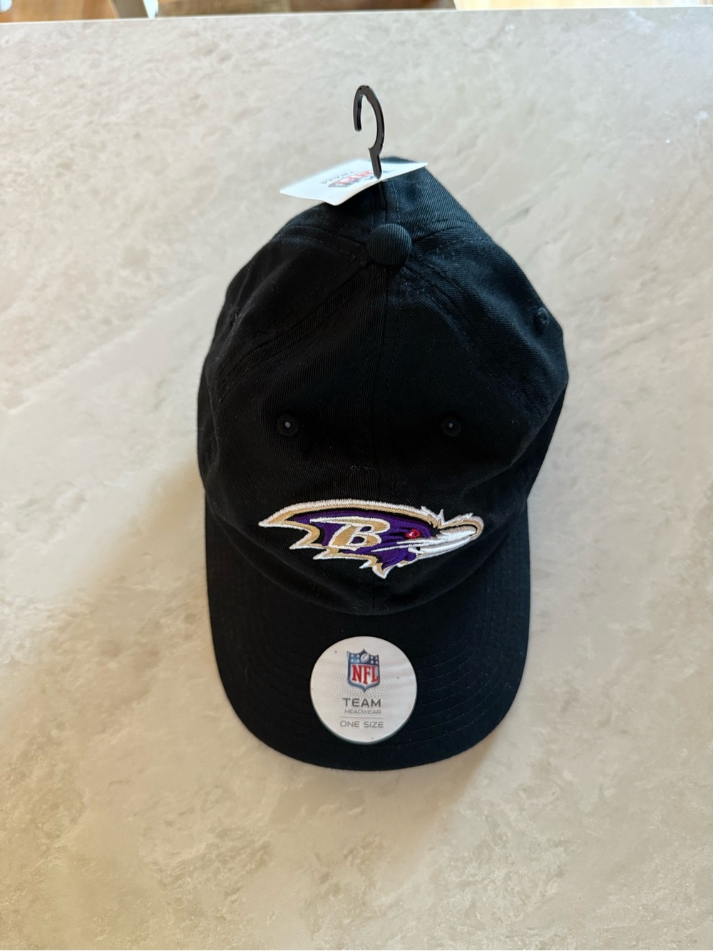 Baltimore Ravens Black NFL Team Embroidered Baseball Kids Cap